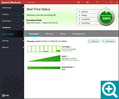 LiveBoost: Real-time processor, memory and hard drive optimization