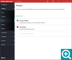 Toolbox: Specialized tools to protect your privacy, files, and more