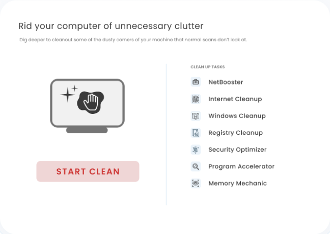 System Mechanic DeepClean removing unnecessary clutter